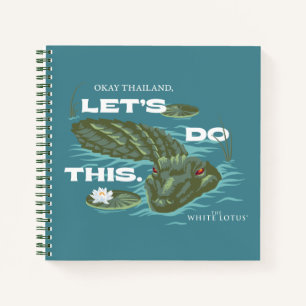 Carnet Alligator - Le Lotus Blanc