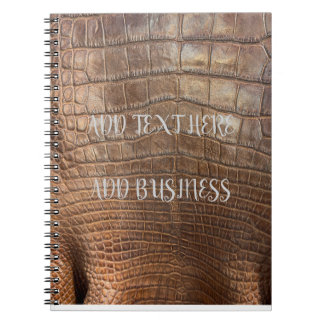 Carnet ALLIGATOR peau couverture animale