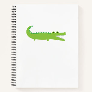 Carnet Alligator vert
