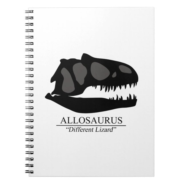 Carnet Allosaurus (Devant)