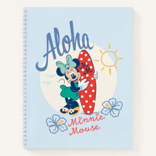 Carnet Aloha Minnie Mouse Style Surf