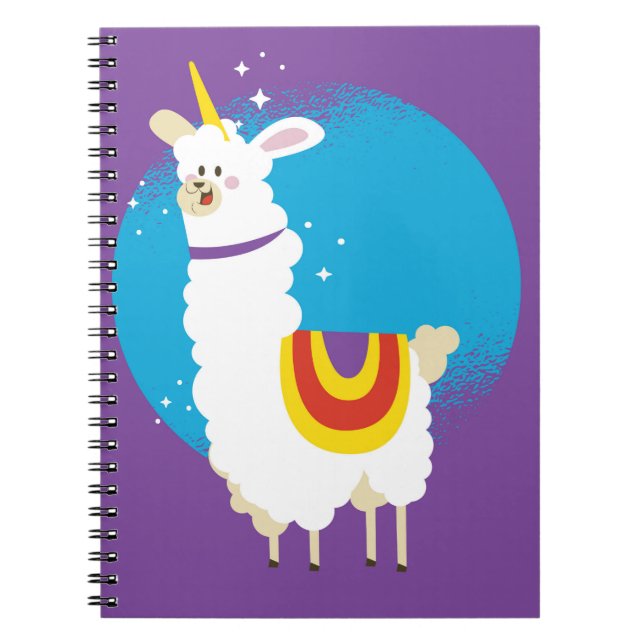 Carnet Alpaca Unicorn (Devant)