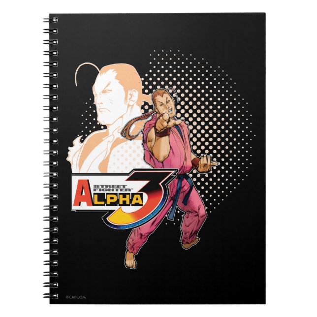 Carnet Alpha 3 Dan de Street Fighter (Devant)