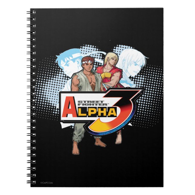 Carnet Alpha 3 Ken et Ryu 2 de Street Fighter (Devant)