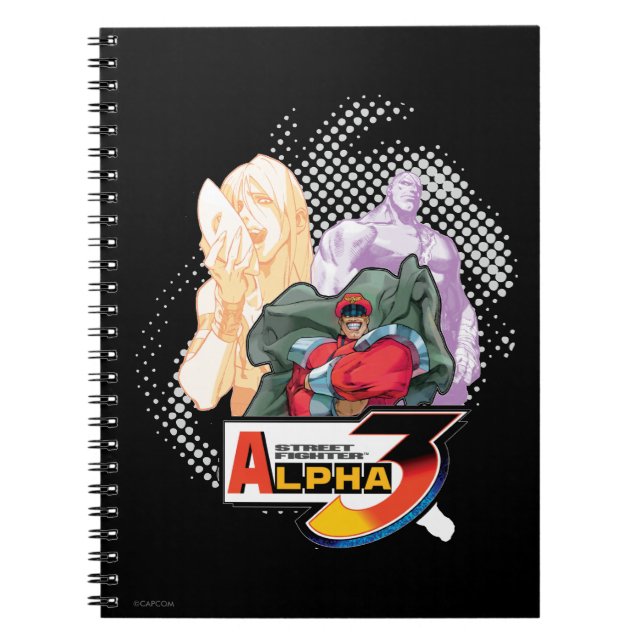 Carnet Alpha 3 Shadowloo 3 de Street Fighter (Devant)