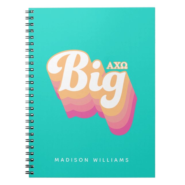 Carnet Alpha Chi Omega| Gros (Devant)