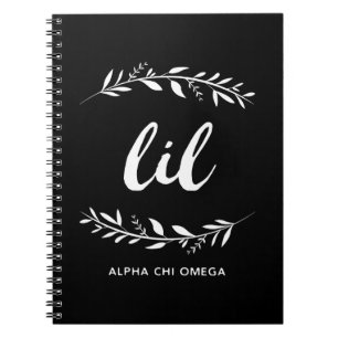 Carnet Alpha guirlande d'Omega   Lil de Chi