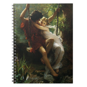 Carnet Amants sur une balançoire. Le Printemps de Pierre