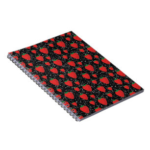 Carnet Amateurs de fruits rouges élégants de fraises sucr