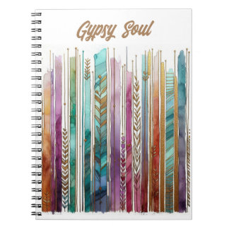 Carnet Âme de GYPSY, bouho d'art, abstrait d'encre
