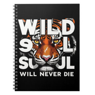 Carnet "Âme sauvage - Fierce Tiger Eyes Motivational Art"