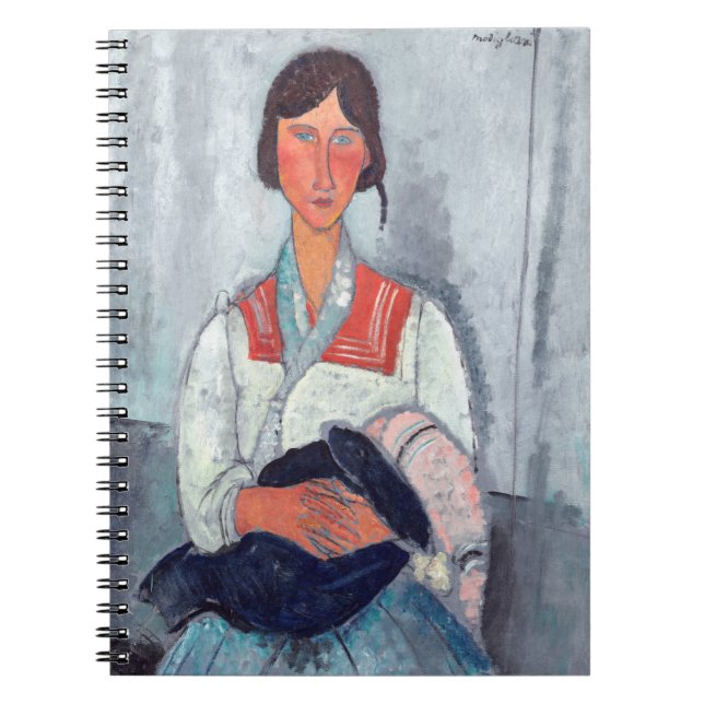 Carnet Amedeo Modigliani - Femme tzigane avec bébé (Devant)