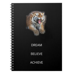Carnet Amélioration de soi Réussite Moderne Elégant Cool 