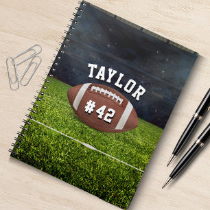 Carnet American Football Field Name Team Jersey Numéro
