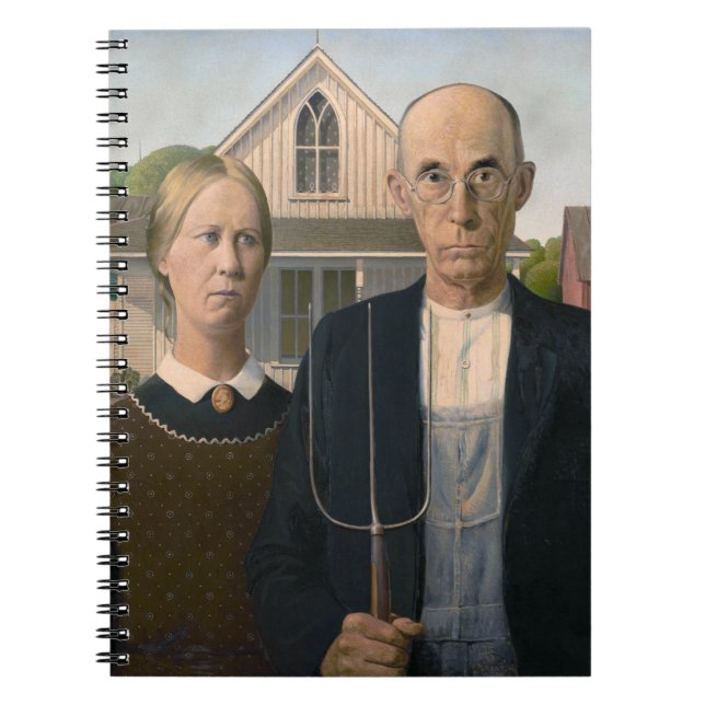 Carnet American Gothic : Vie rurale pauvre paysan (Devant)