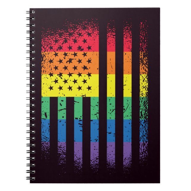 Carnet American Pride Grunge (Devant)