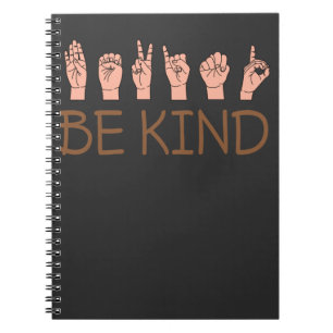 Carnet American Sign Language ASL Interprète Enfant