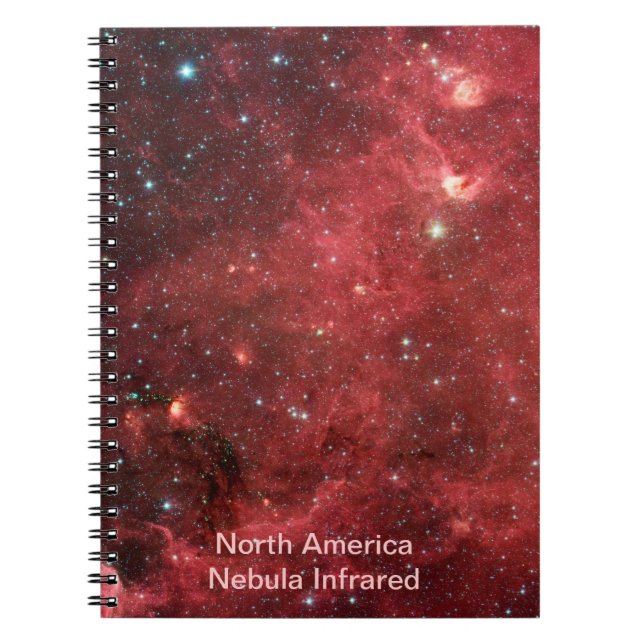 Carnet Amérique du Nord Nebula Infrarouge (Devant)