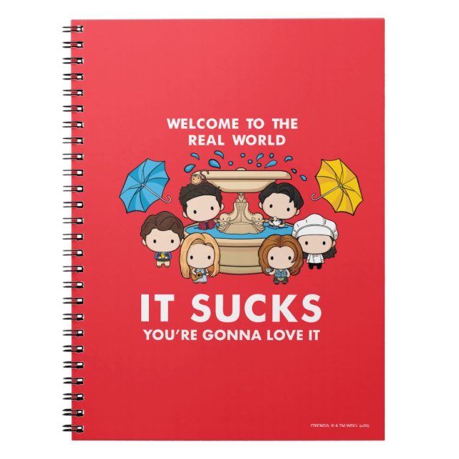 Carnet AMIS™ | Bienvenue dans le monde réel Chibi (Devant)