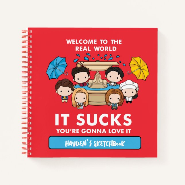 Carnet AMIS™ | Bienvenue sur le Dessin de Chibi du monde  (Devant)