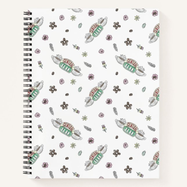 Carnet AMIS™ | Central Perk Coffee Motif d'aquarelle (Devant)