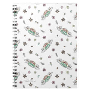 Carnet AMIS™   Central Perk Coffee Motif d'aquarelle