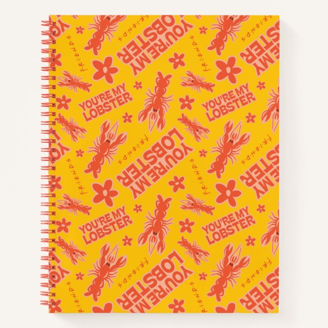 Carnet AMIS™ | Vous êtes mon homard Motif vibrant (Devant)