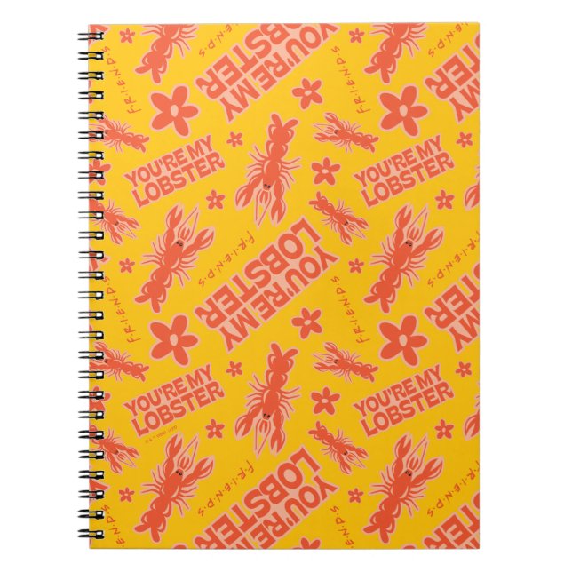 Carnet AMIS™ | Vous êtes mon homard Motif vibrant (Devant)