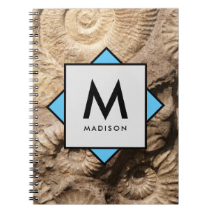 Carnet Ammonite Sea Shops avec votre nom et Monogram on