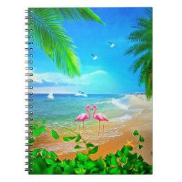 Carnet Amour de flamingo