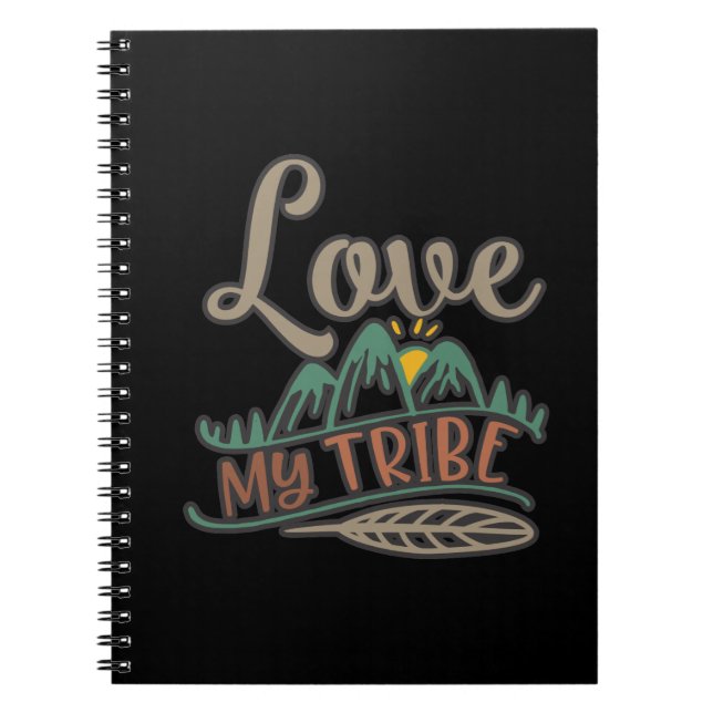 Carnet Amour drôle Mon design de tribu (Devant)