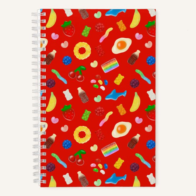 Carnet Amoureux de Gummies Rouge (Recto)