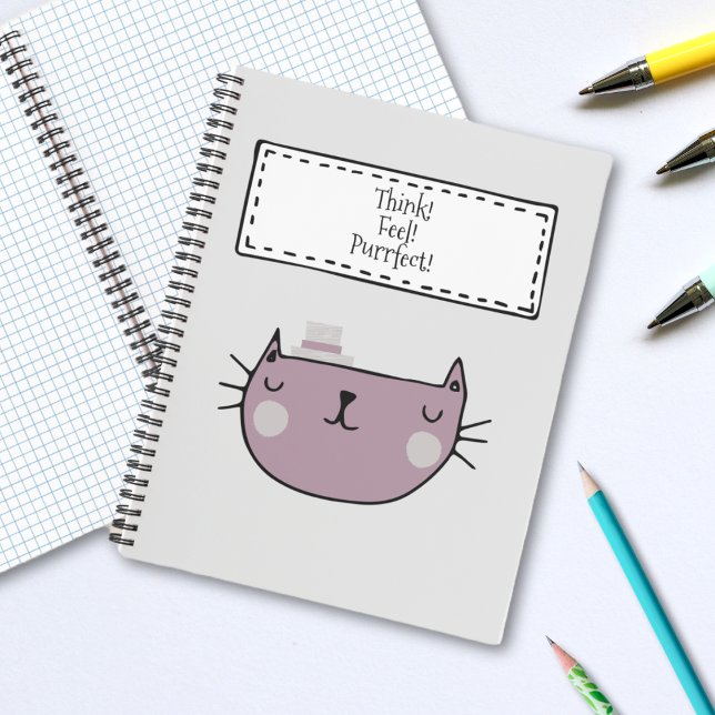 Carnet Amoureux des chats lunatique de charme Purfait (Créateur téléchargé)