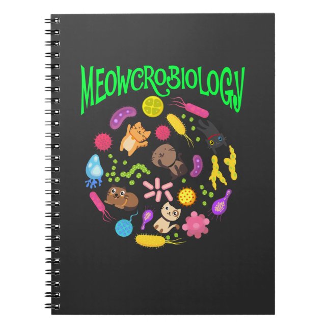 Carnet Amoureux des chats scientifique en microbiologie C (Devant)