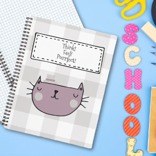 Carnet Amoureux des chats Whimsical Purrfect Buffalo Plai