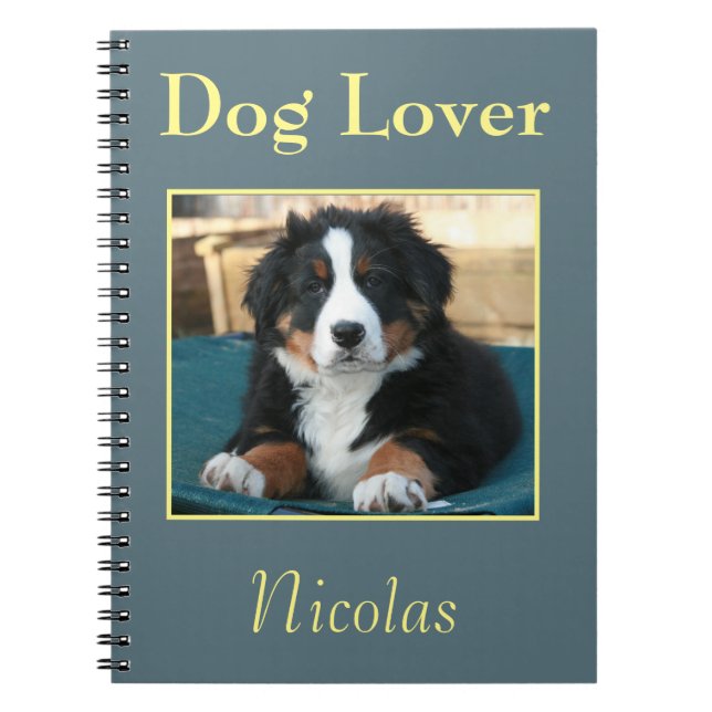 Carnet Amoureux des chiens Bernese (Devant)