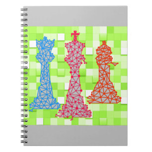 Carnet Amoureux des échecs Échecs de la reine King Bish