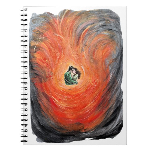 Carnet Amoureux Passion Couple Passionné Désir (Devant)
