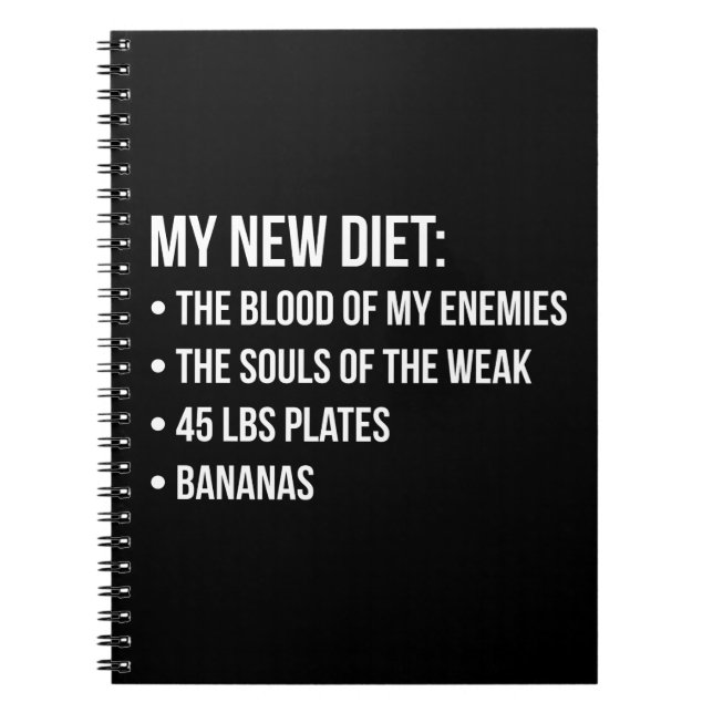 Carnet Amusant Humour d'entraînement de nouveauté - Mon n (Devant)