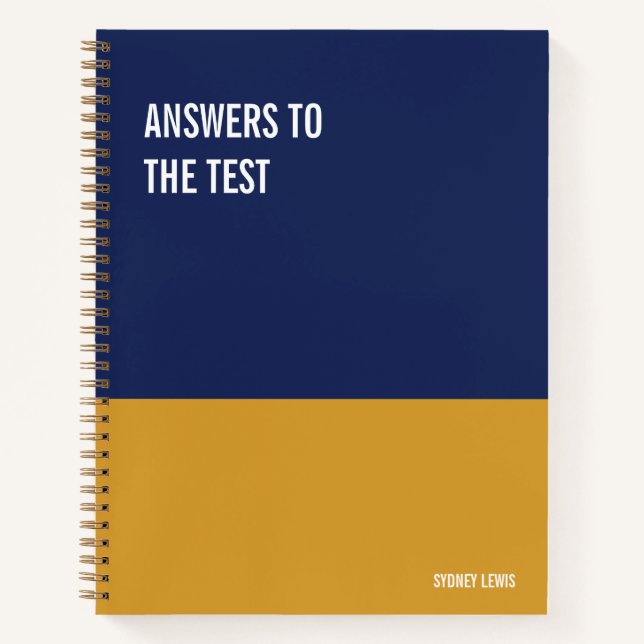 Carnet amusant, Journal de la tablette d'écriture  (Devant)