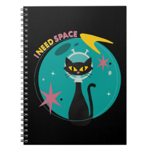 Carnet Amusant Mid Century Moderne J'ai besoin de Space C