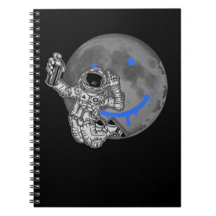 Carnet Amusante aspersion de graffiti aspersion astronaut