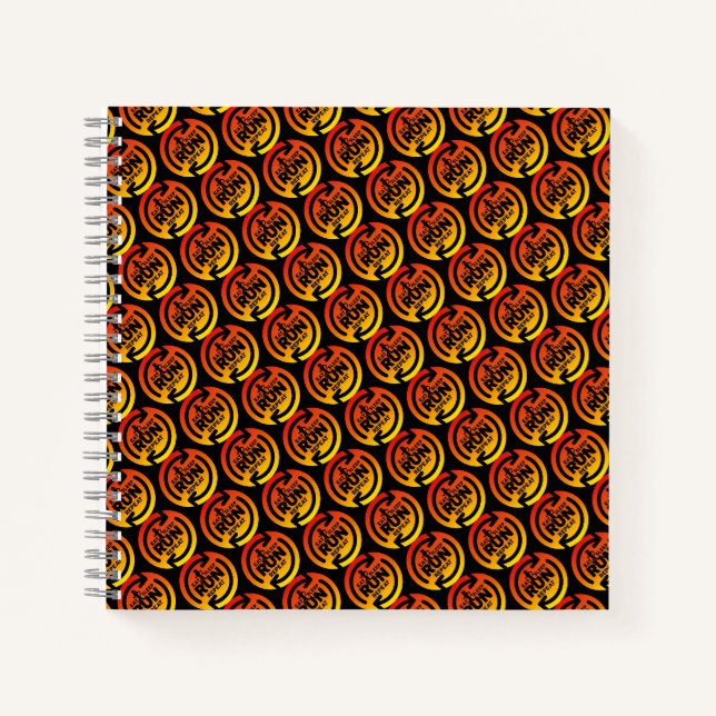 Carnet Amusants Manger Sleep Run Répéter Sunset Motif Car (Devant)