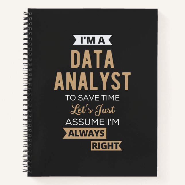 Carnet Analyste de données (Devant)