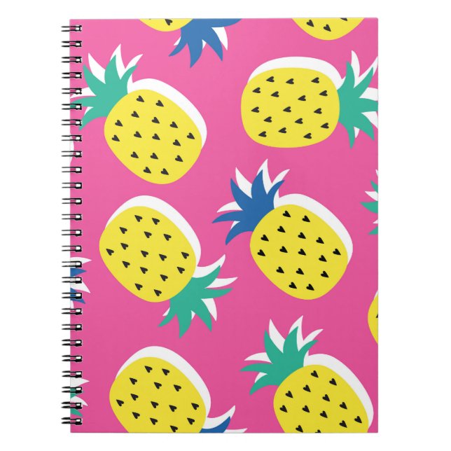 Carnet Ananas Couleurs folles : Pop-Art chilien. (Devant)