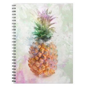 Carnet Ananas d'aquarelle