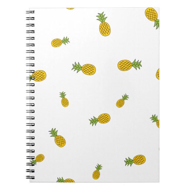 Carnet Ananas mignon motif sans couture arrière - plan. V (Devant)