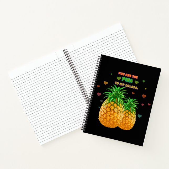 Carnet Ananas Pina Colada (Intérieur)