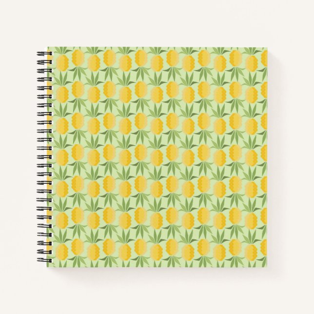 Carnet Ananas rétro (Devant)