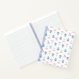 Carnet Ancre nautique Snoopy Motif